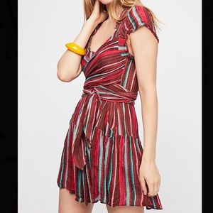 ❌SOLD❌ Free People Maia wrap mini dress